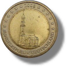 2 euro munze hamburg 2008 2 euro munze hamburg 2008